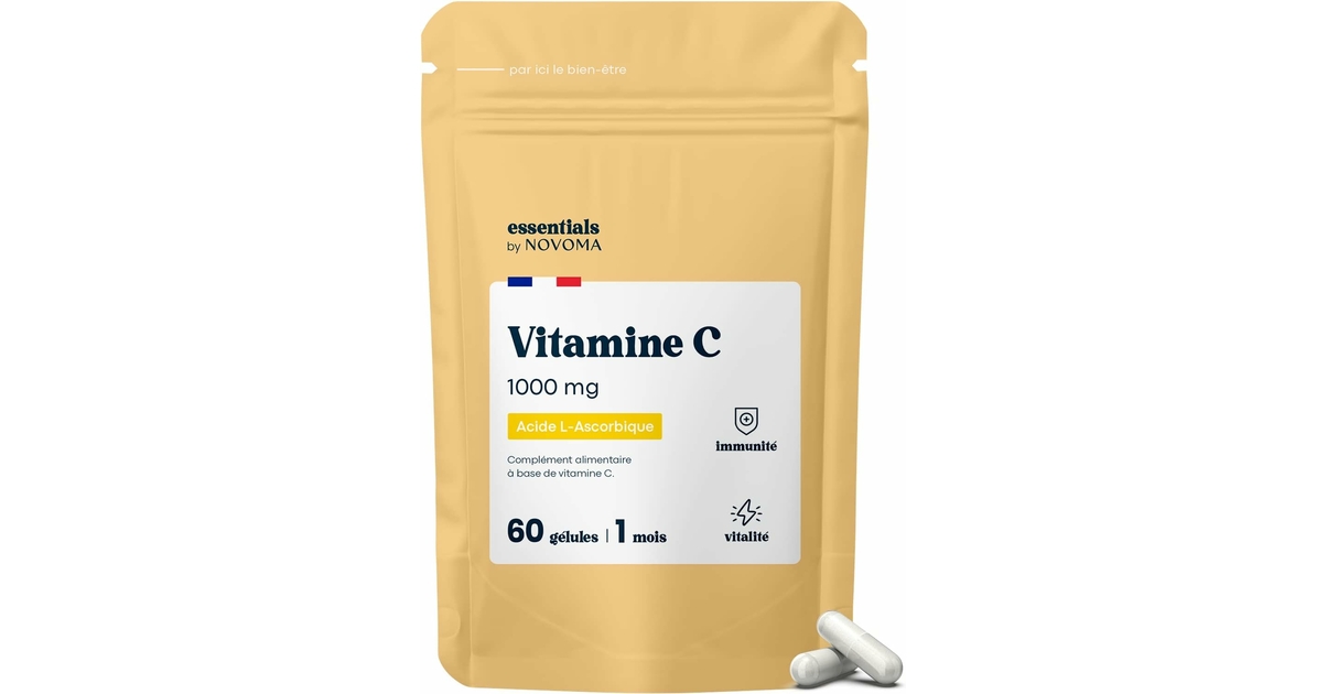 Vitamine C 1000mg Renforcement Immunitaire, Énergie et Bien-être